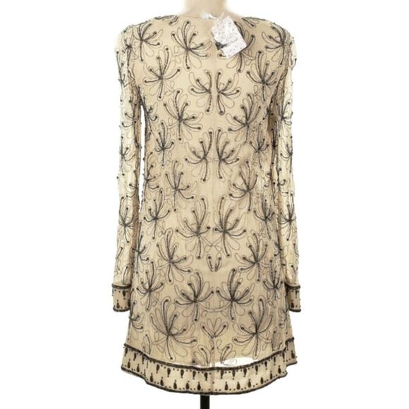 NWT Free People Sicily Beaded Embellished Size 6 Dress - Picture 4 of 12